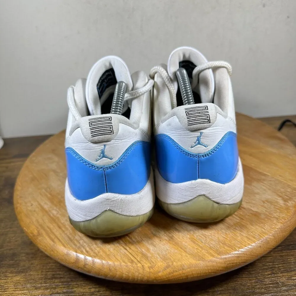 Nike Air Jordan Retro 11 Low UNC 528895-106 Blue White‎ Shoe Men's Size 10